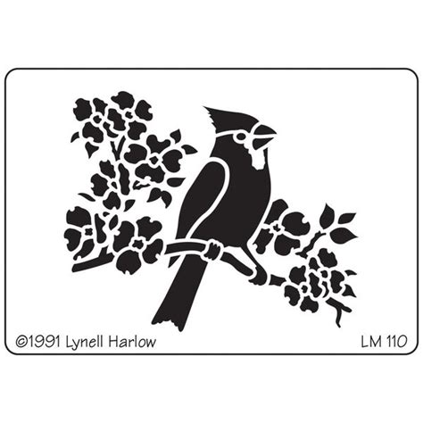 Available Now Dreamweaver Metal Stencil Cardinal Bird Stencil