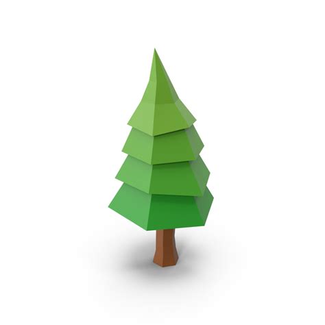 Low Poly Pine Tree Png Images And Psds For Download Pixelsquid S112719296
