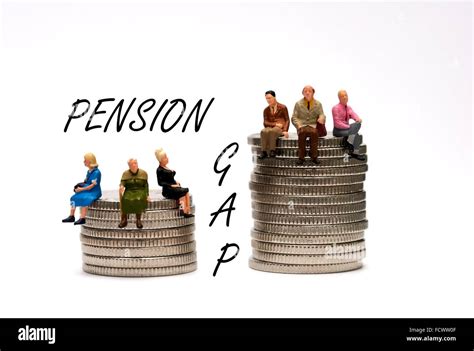 Pension Gap Concept Stock Photo Royalty Free Image 93996127 Alamy