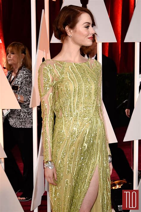 Emma Stone In Elie Saab At The Oscars Tom Lorenzo