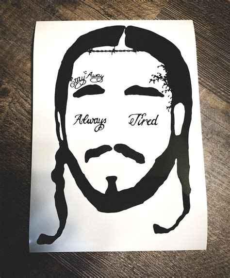 Post Malone Face Tattoos Svg Tatto Couples Ideas The Best Porn Website