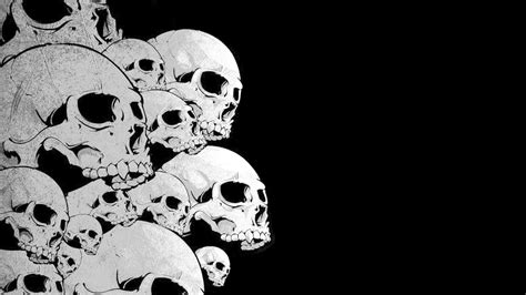 Black Skulls Hd Wallpaper