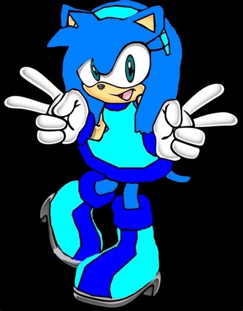 Aqua 在 Hedgehog Sonic Girl Fan Characters Characters Sonic 在 Hedgehog