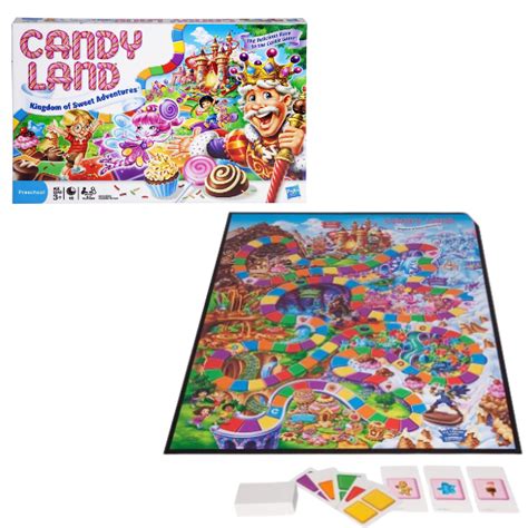 Hasbro Gaming Candy Land Kingdom Of Sweet Adventures Kids Board Game