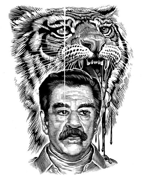 Bill Sanderson It Is Beyond Dispute That Saddam Hussein Is A Menace Brent Scowcroft Woodcut