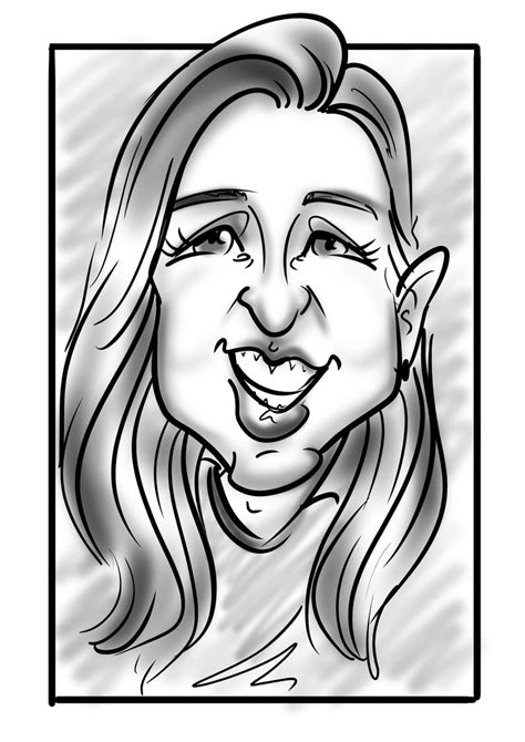 Digital Caricaturescaricature Portrait1 10 Etsy
