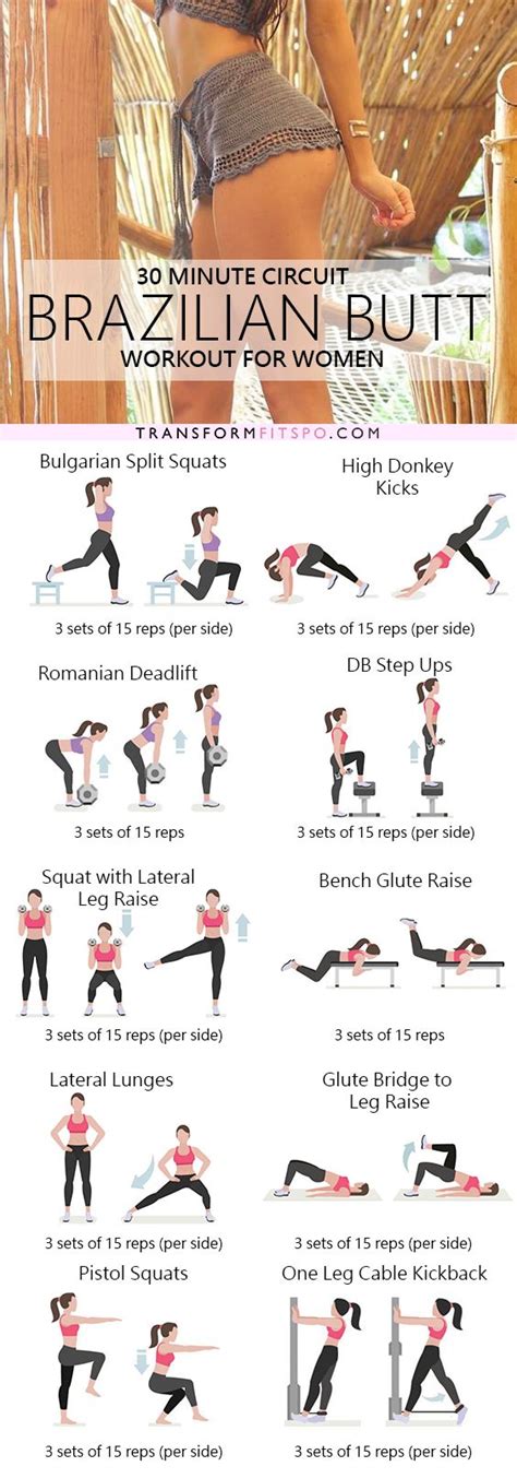 21 Workouts For Women That Will Help You Get The Perfect Booty Trimmedandtoned