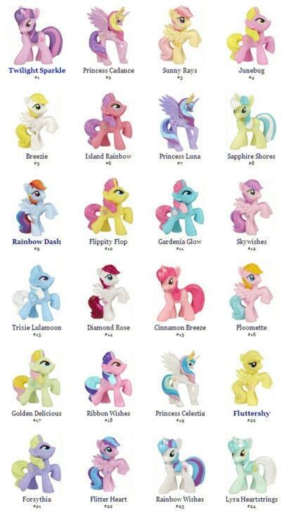 Wave 5 Little Pony My Little Pony Collection My Little Pony Names