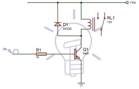 Electronic Relay Switch Circuit Npn Pnp N And P Channel
