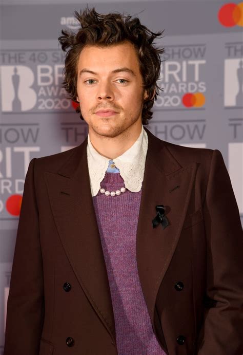 Harry Styles Honours Caroline Flack At The Brit Awards 2020 Popsugar