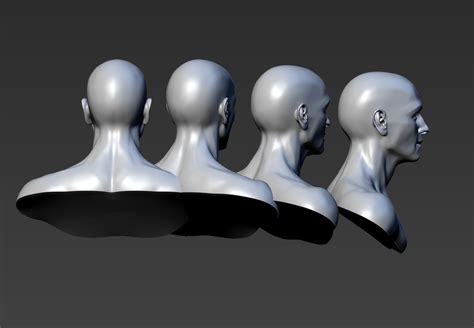 Young Man Head 3d Model 3d Printable Cgtrader