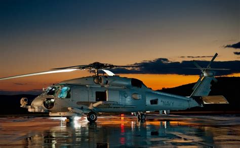 Photography Helicopters United States Navy Dusk Sikorsky Uh 60