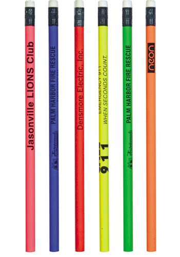 Personalized Neon Thrifty Pencils Ak23220 Discountmugs