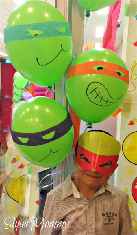 A “ninja Turtles” Birthday Party Supermommy
