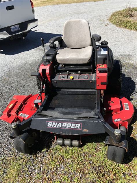 Snapper Riding Lawnmower Zero Turn Joystick 61” Deck For Sale In