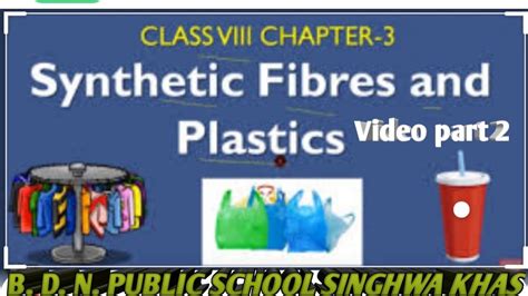 8th Class Science Synthetic Fibres And Plastics Video Part 2