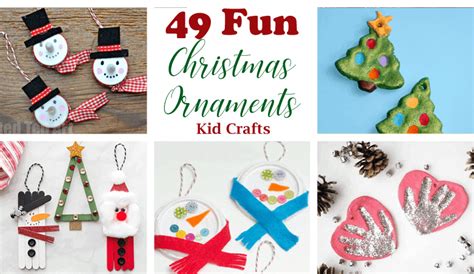 49 Homemade Christmas Ornaments For Kids To Make A Crafty Life