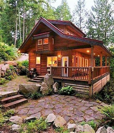 70 Fantastic Small Log Cabin Homes Design Ideas 30 Small Log Cabin