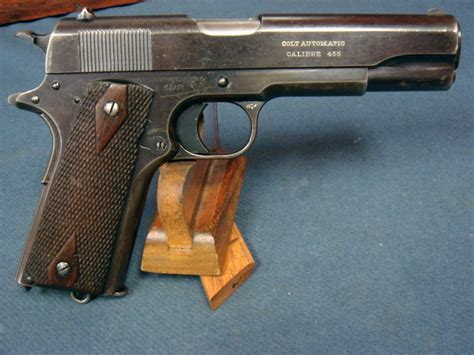 Sold Very Rare British Military Colt 1911pistol 455 Webley
