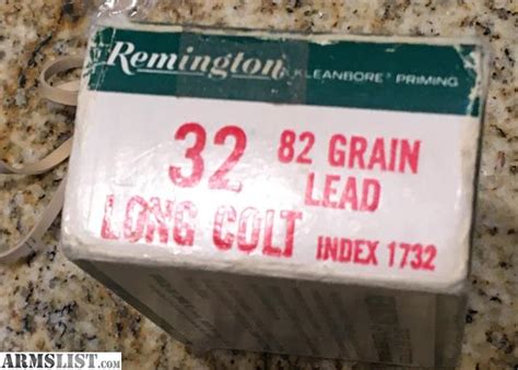 Armslist For Sale Vintage Obsolete 32 Long Colt 82 Grain Lead