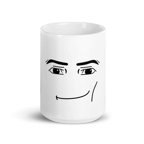 Roblox Man Face Mug Etsy