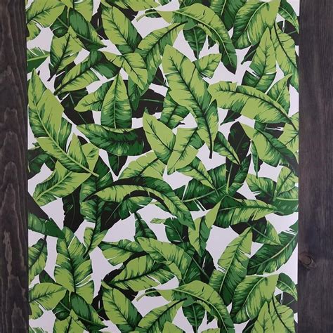 Palm Leaf Botanical Peel And Stick Wallpaper Peel And Stick Wallpaper