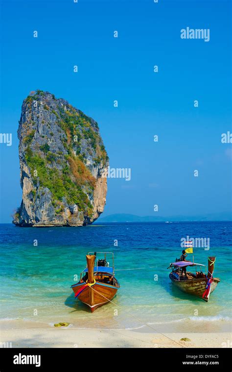 Thailand Krabi Province Ko Poda Island Stock Photo Alamy