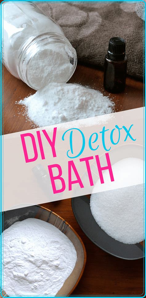 Diy Epsom Salt And Baking Soda Detox Bath With Essential Oils