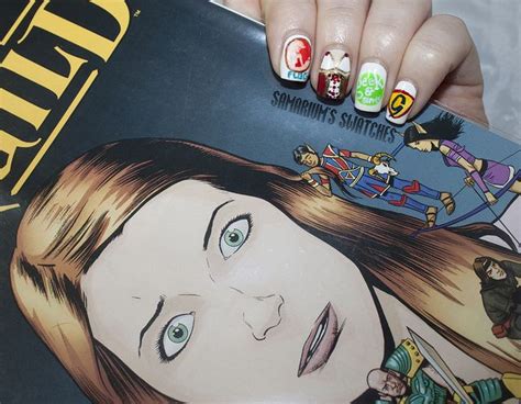 I drink to remember / i smoke to asus2 e i got out i got out i'm alive and i'm here to stay. Felicia Day Nail Art (2) by Samarium's Swatches, via ...