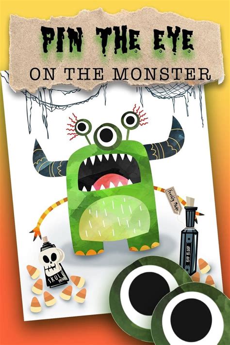 An Image Of A Halloween Game With Monsters
