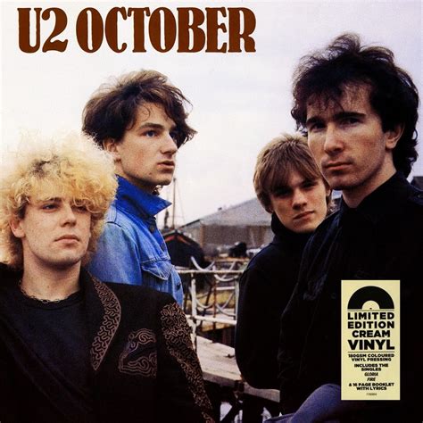 U2 October Exclusive Cream Vinyl Pop Music