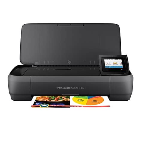 Hp Officejet 250 Color Inkjet All In One Mobile Printer Cz992a Staples