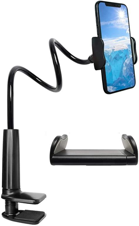 Gooseneck Cell Phone Holderadjustable Phone Holder Mountlong Arm Bed