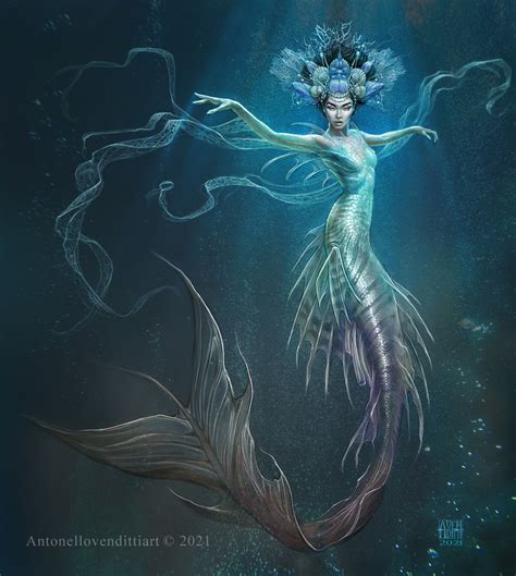 Artstation Mermaid Queen Concept