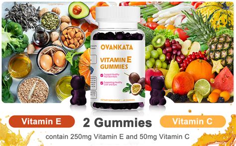 Ovankata Vitamin E Gummies With Vitamin C Great Tasting