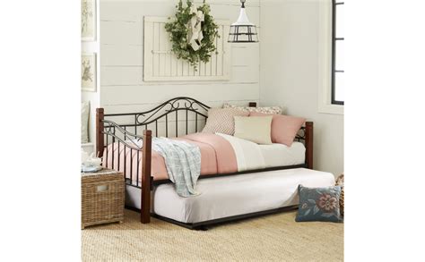 Hillsdale 1159dblhtr Daybed With Trundle Twin Cherryblack Amazonca Home