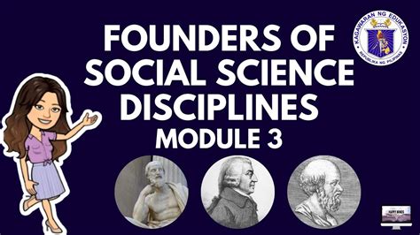 Founders Of Social Science Disciplines Discipline And Ideas In Social