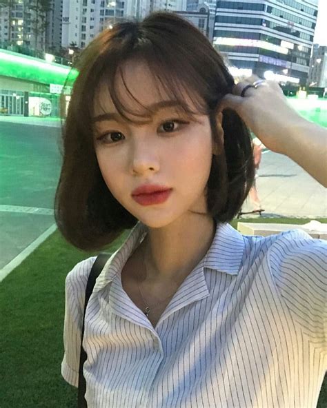 Ulzzang Korean Short Hair Bangs Korean Bangs Hairstyle Asian Short