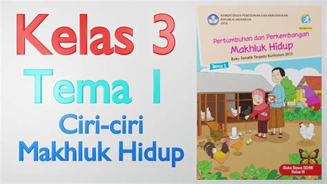 Materi Ipa Kelas Sd Semester Ciri Ciri Makhluk Hidup