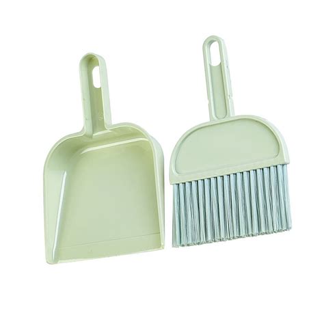 Babydream1 Dustpan Broom Set Mini Dust Pan Soft Bristle Brush Scrubber