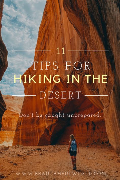 11 Tips For Hiking In The Desert Our Beautahful World