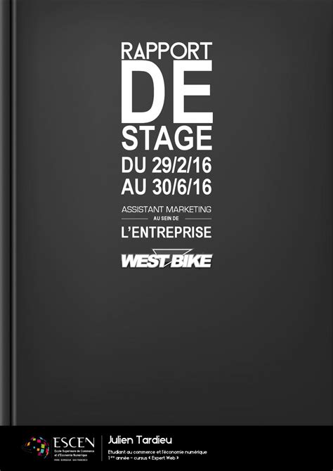 Couverture Rapport De Stage Copie By Julien Issuu