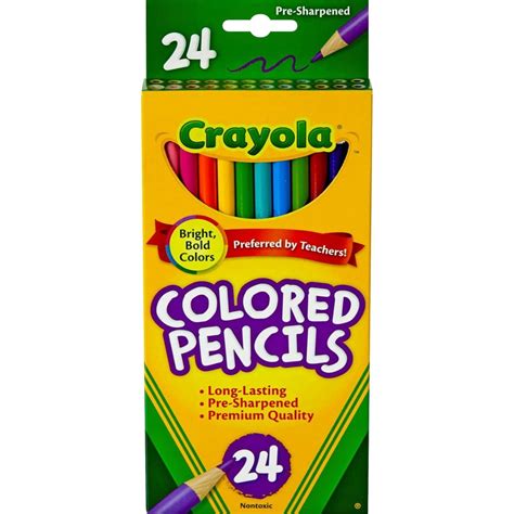 Crayola 24 Ct Colored Pencils Assorted Colorsdiscontinued By