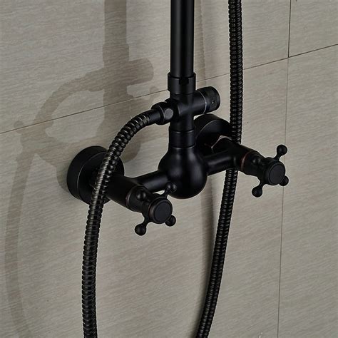 Another new addition in matte black will be. Matte Black Shower Fixture Antique Black Bronze Bathroom ...