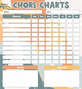 Blank Printable Chore Charts Printablee