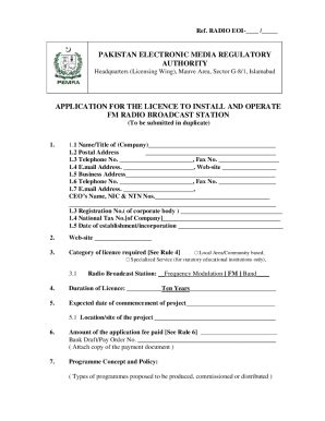 Fillable Online Application Form For Issuance Of NOC For The