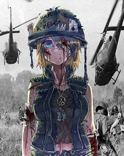 Vietnam War Usmc Anime Girl Anime Amino
