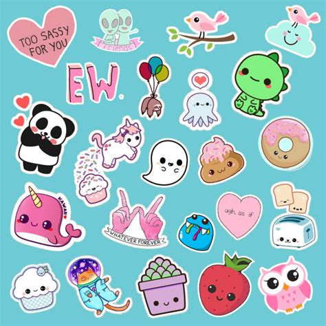 Create Cute Stickers For You By Nyumeh