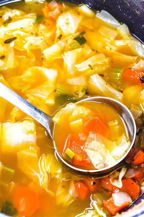 Cabbage Soup Detox Vegan Gluten Free Diet Soup Recipes Cabbage Soup Recipes Healthy Recipes
