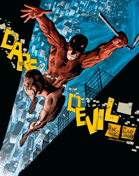 Daredevil Poster By Frank Miller And Klaus Janson Catspaw Dynamics